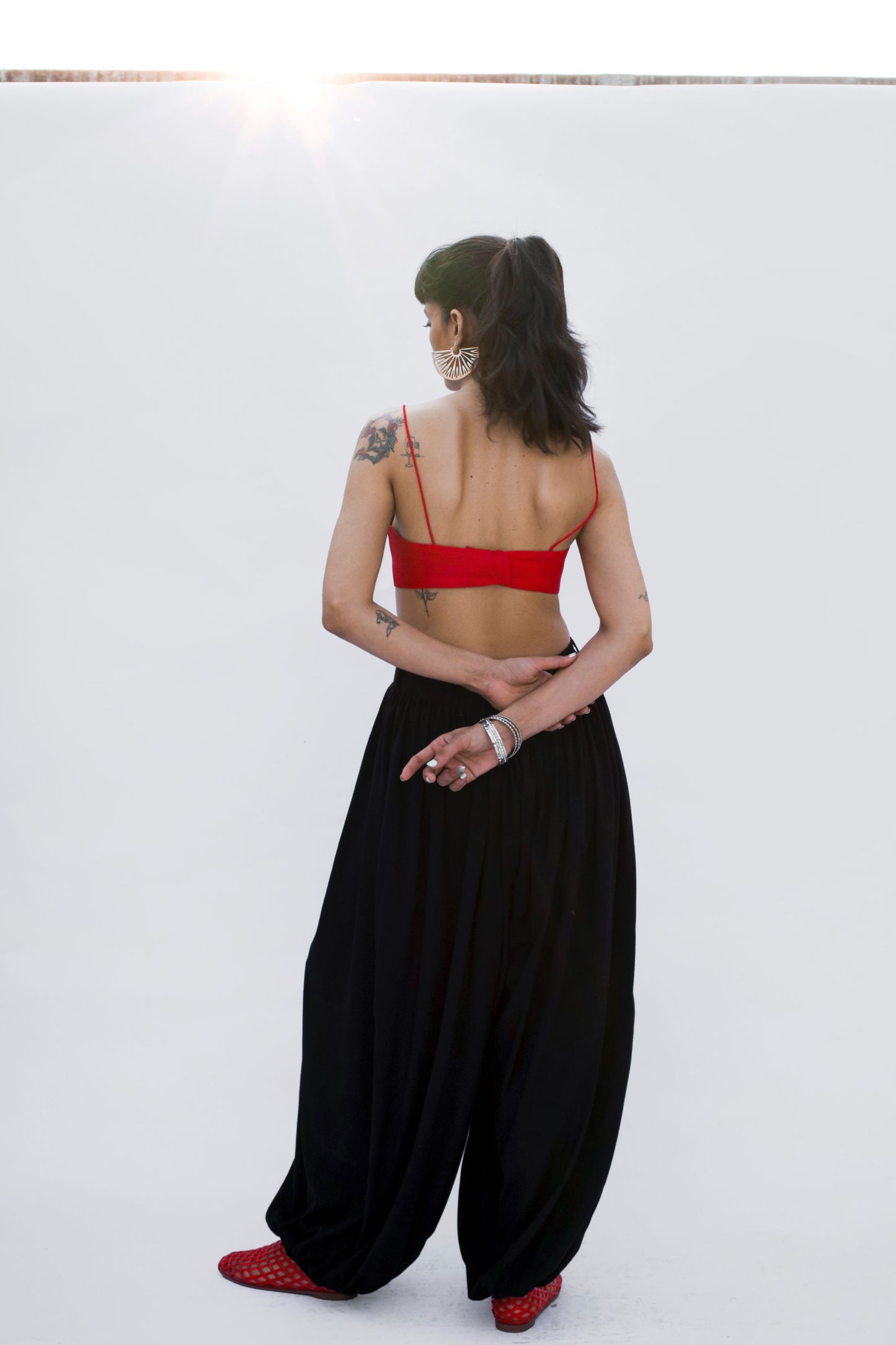 Scarlet Silk Bralette