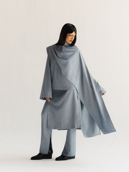 Grey Drape Tunic