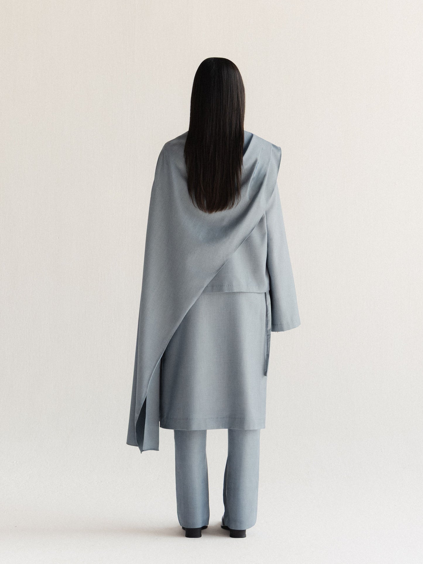 Grey Drape Tunic