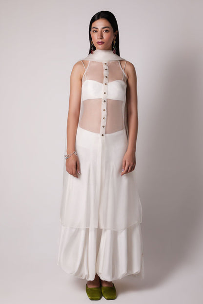 Organza White Set
