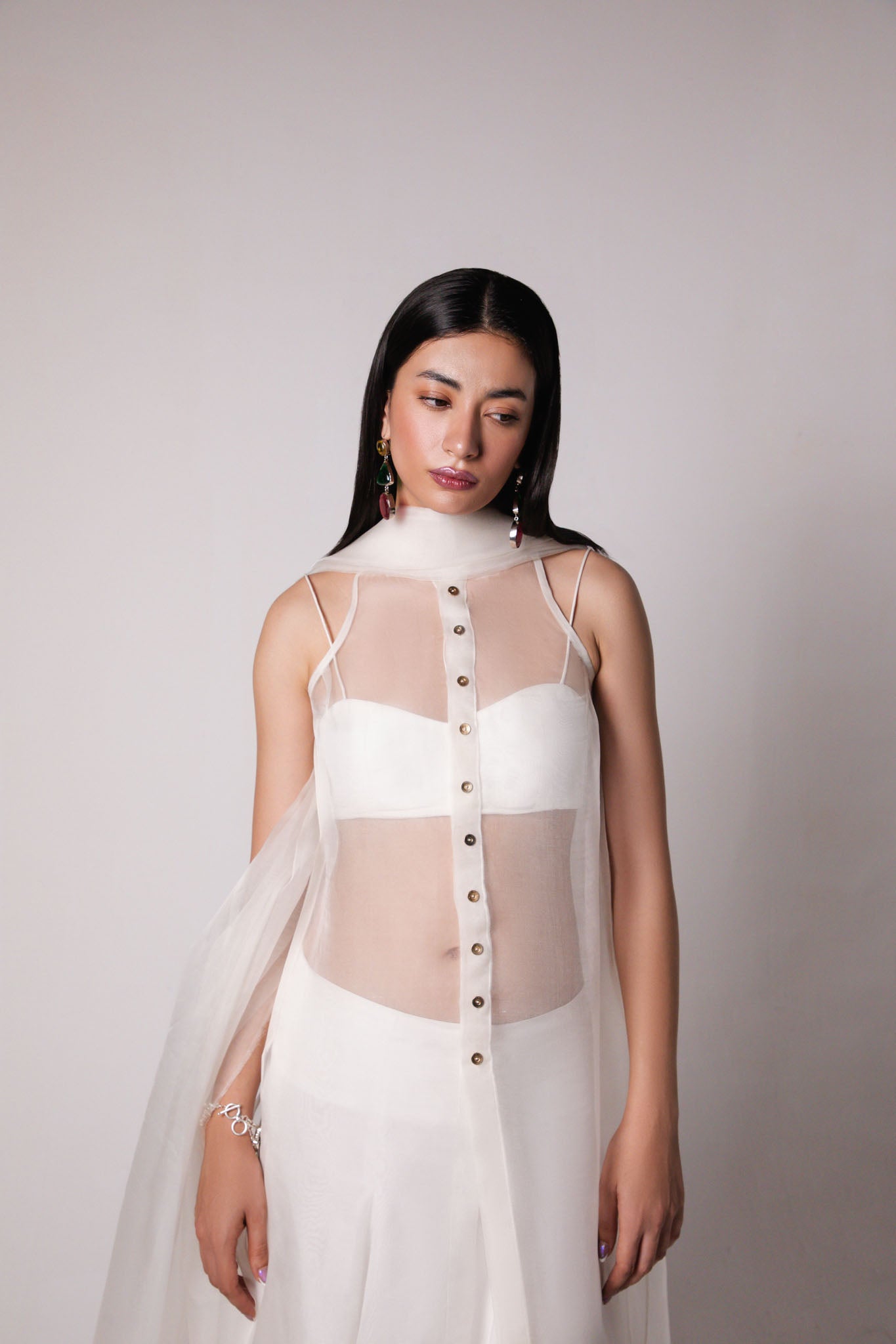 Organza White Set