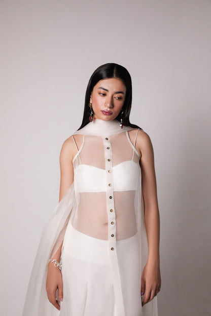 Organza White Set