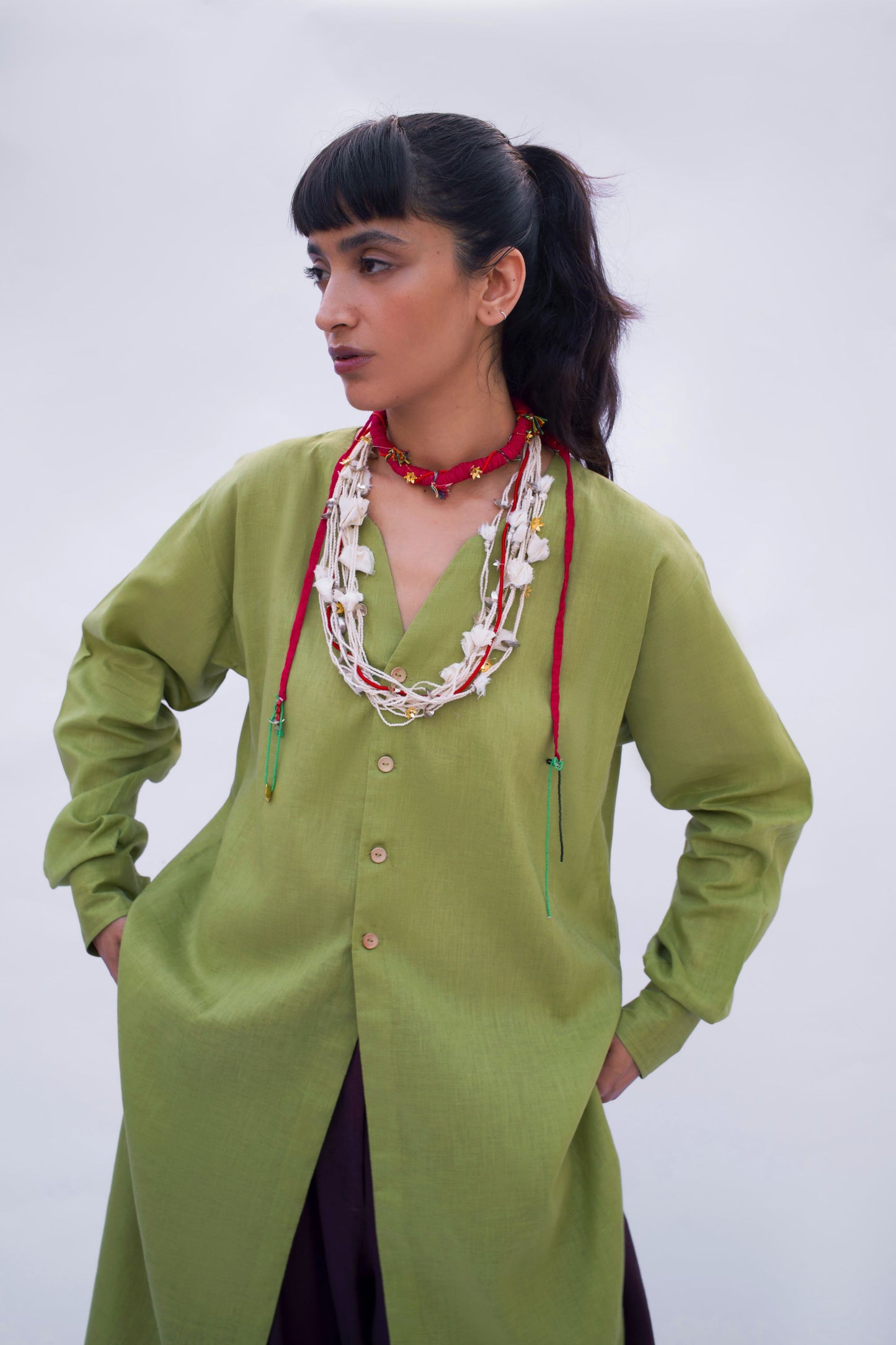 Green Kurta