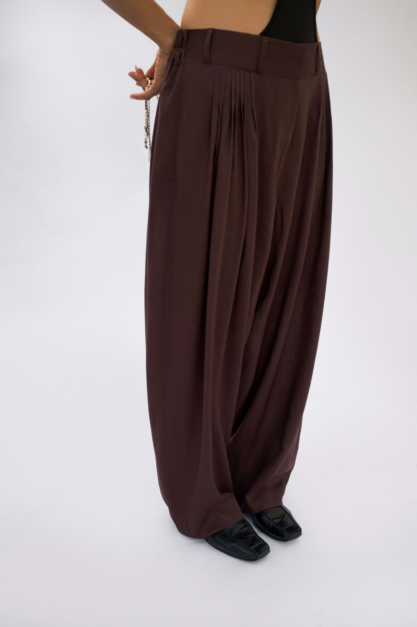 Pleated Pants