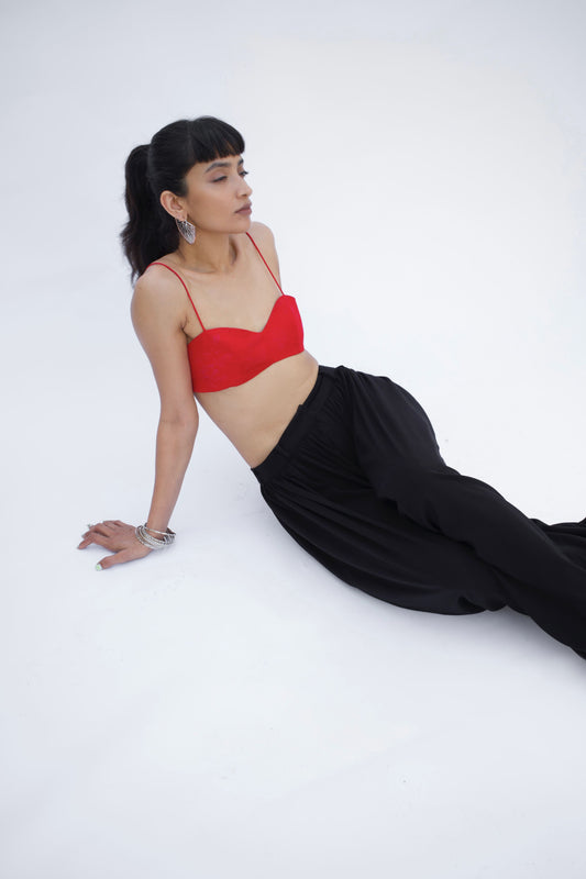 Scarlet Silk Bralette