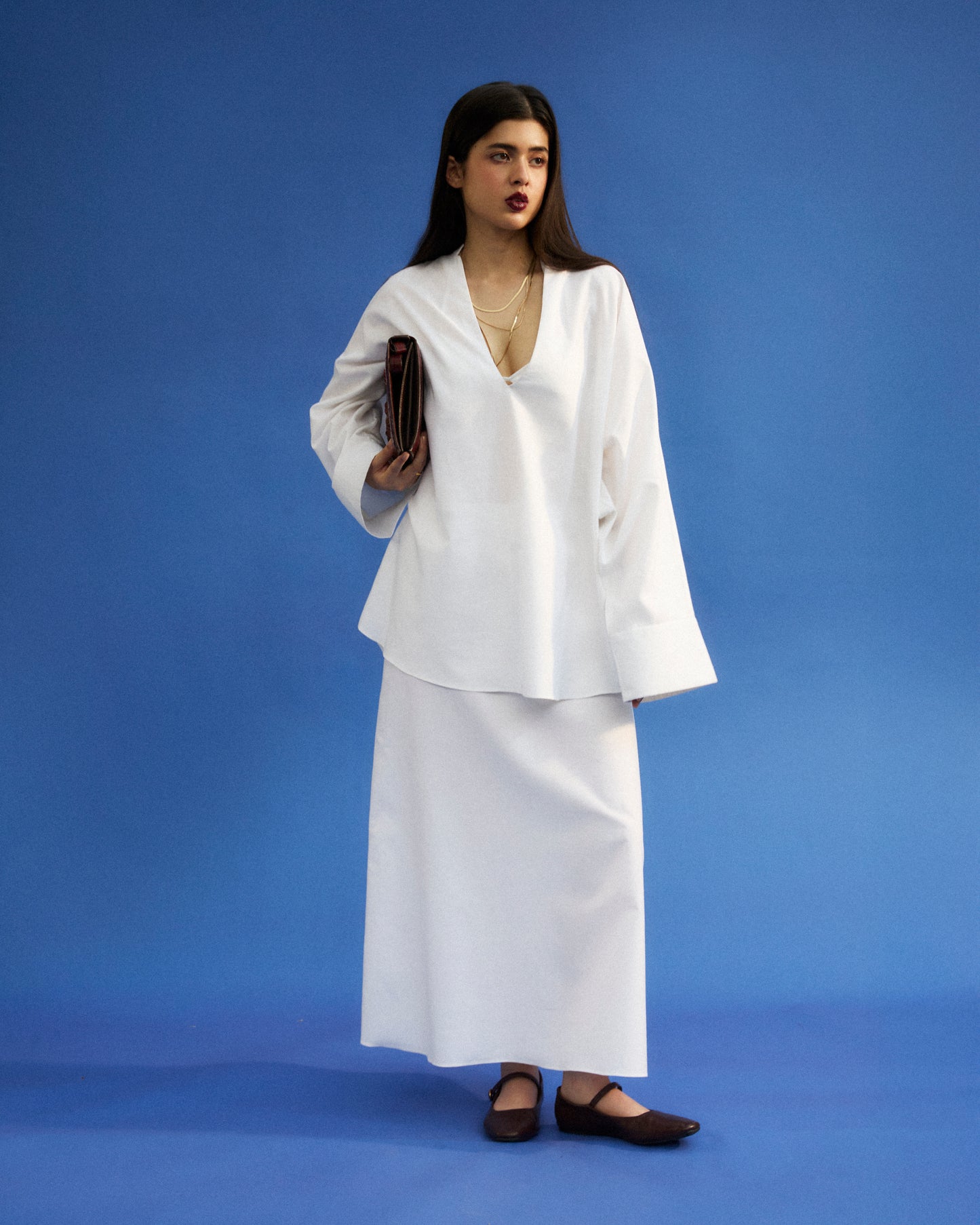 White Linen Set