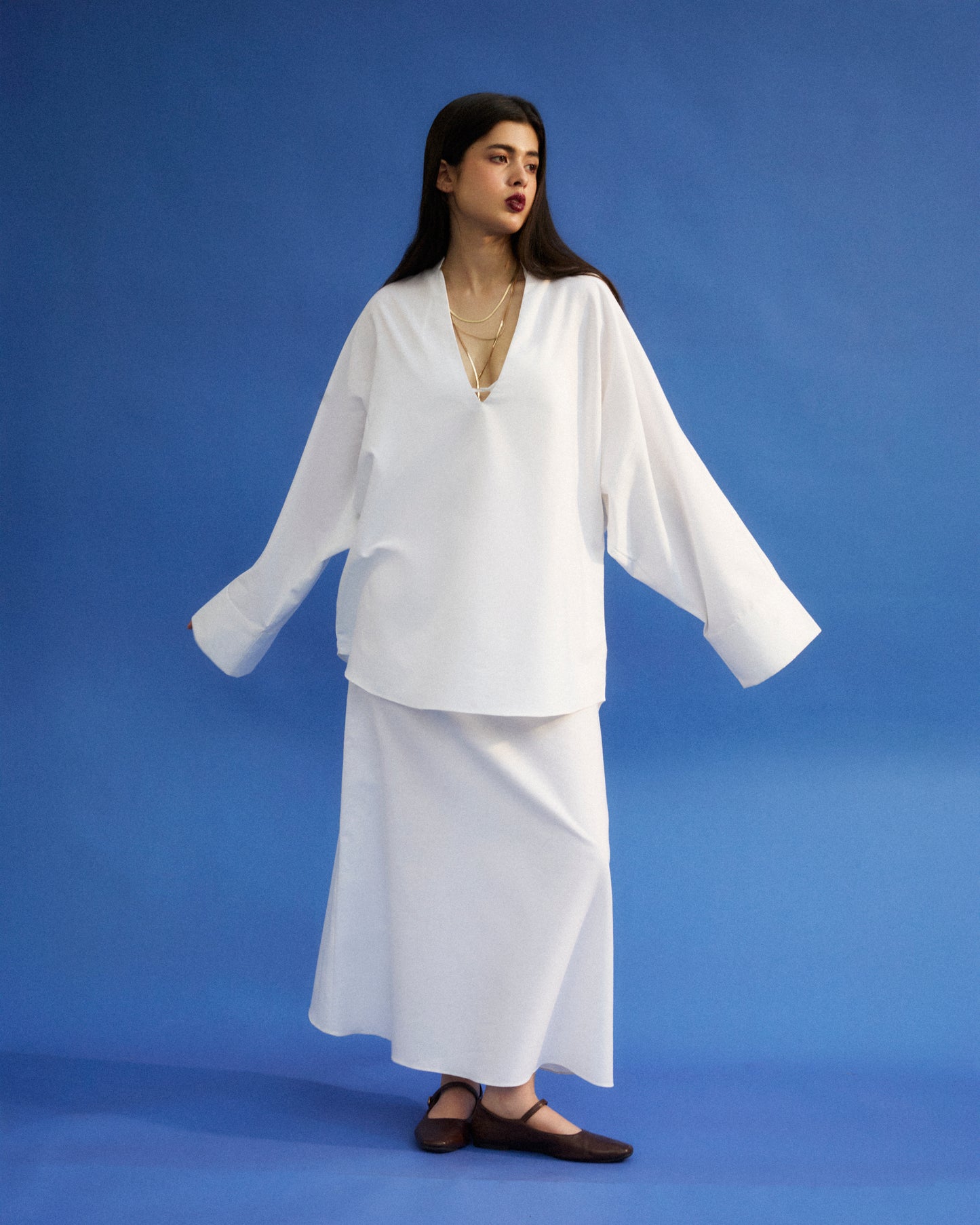 White Linen Set