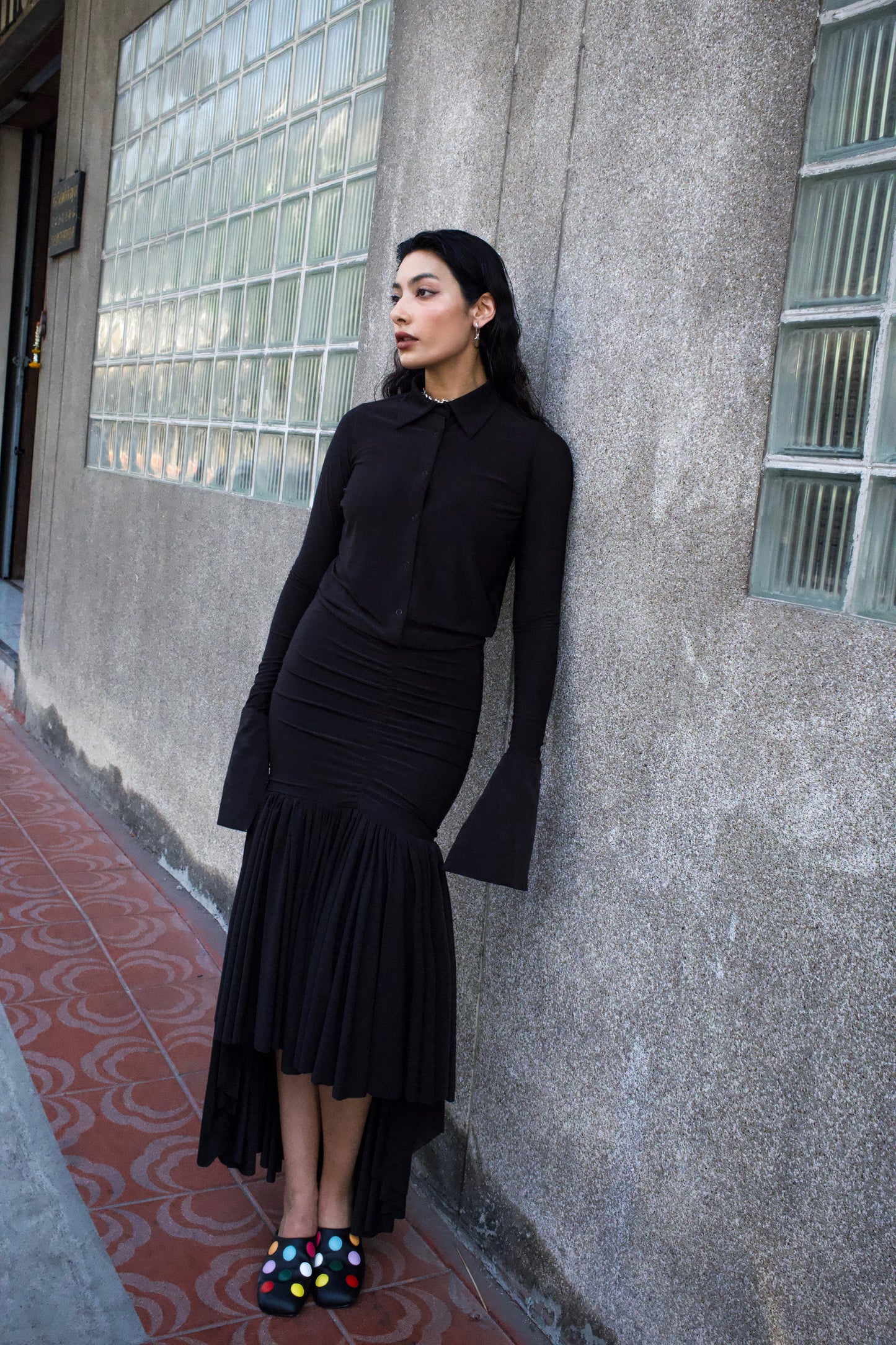 Black Flare Dress