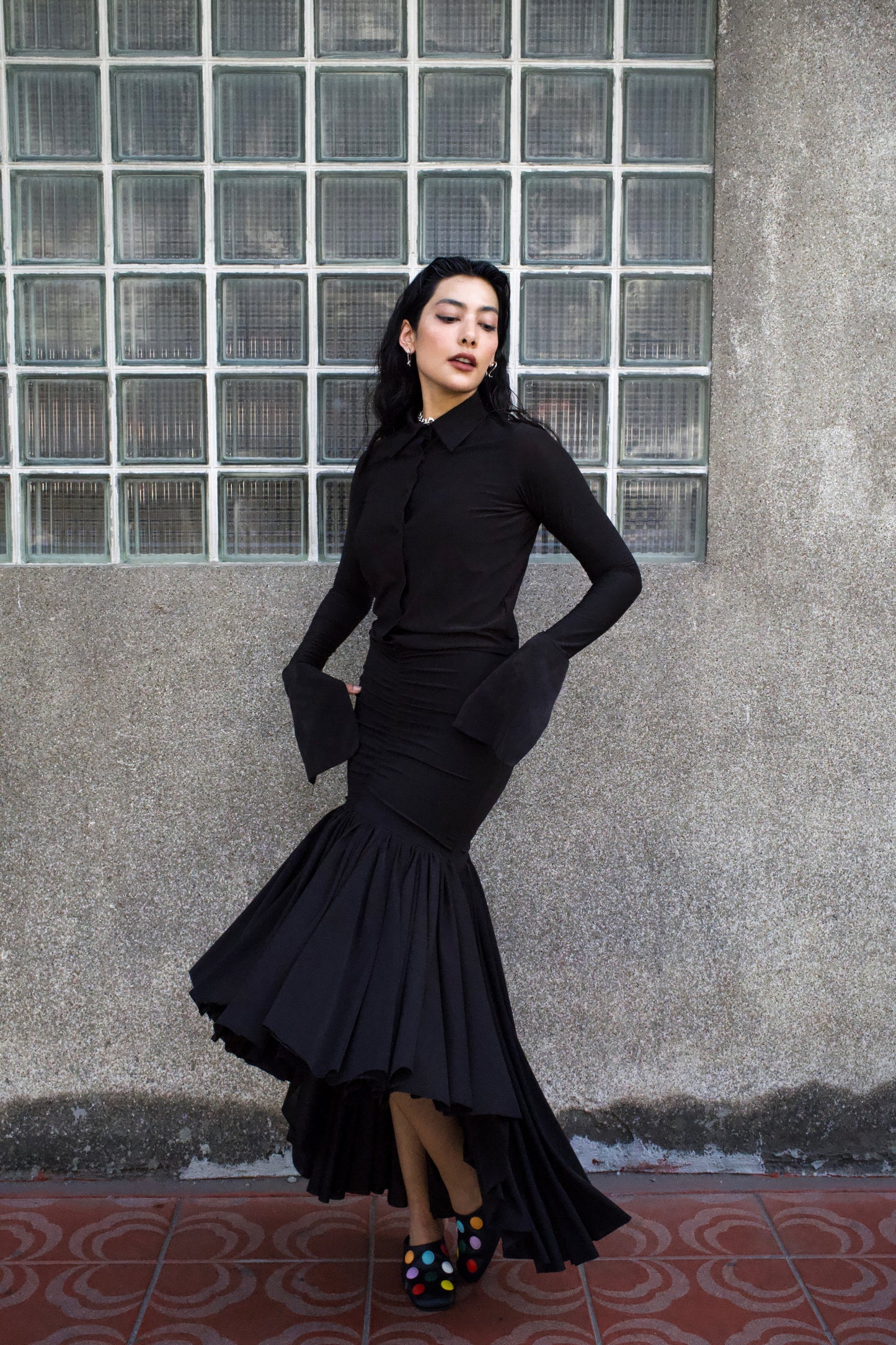 Black Flare Dress