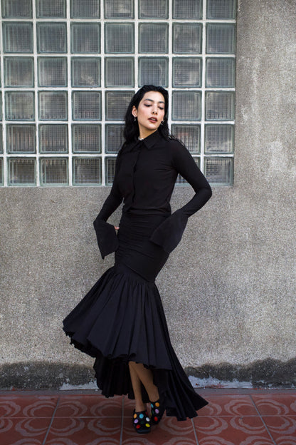 Black Flare Dress