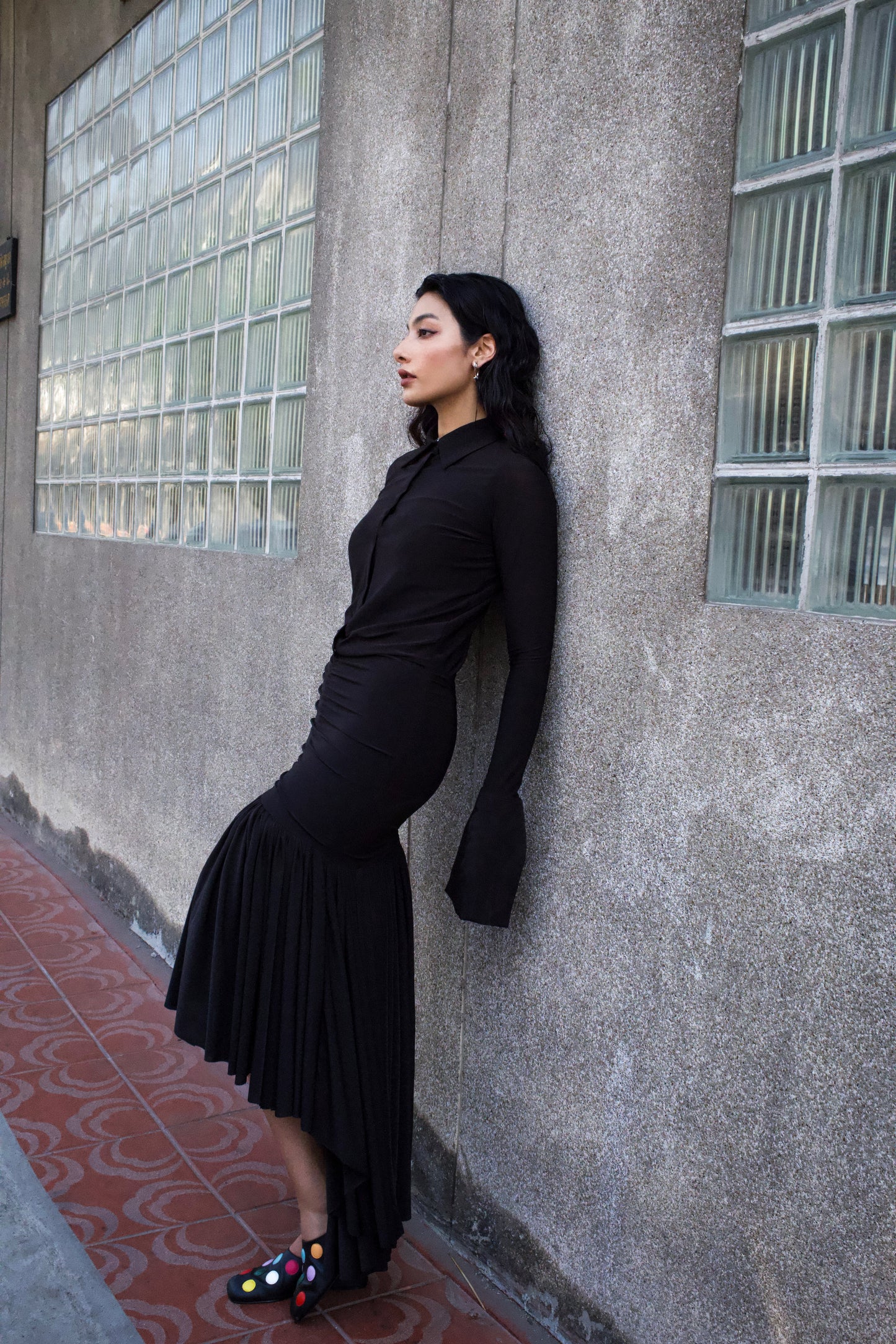 Black Flare Dress