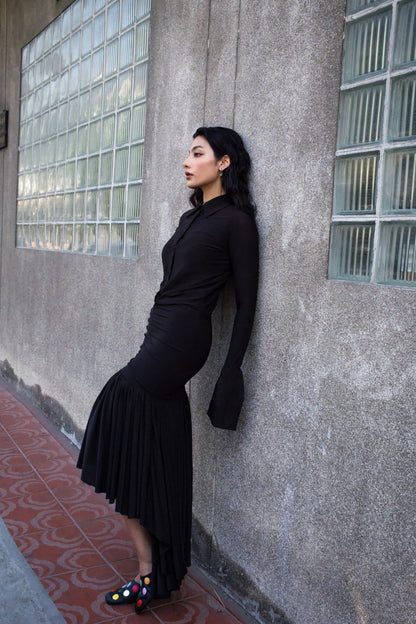 Black Flare Dress