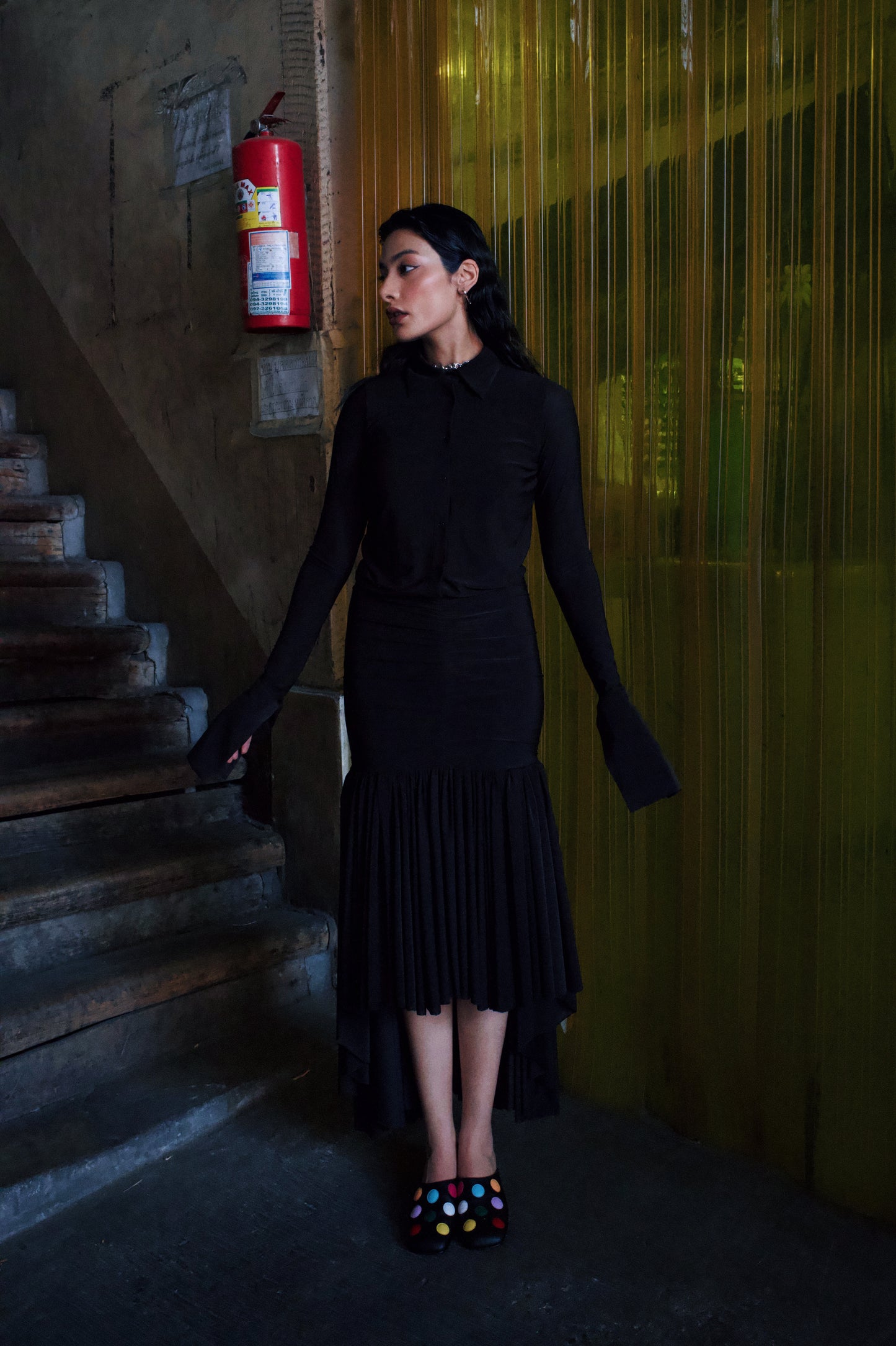 Black Flare Dress