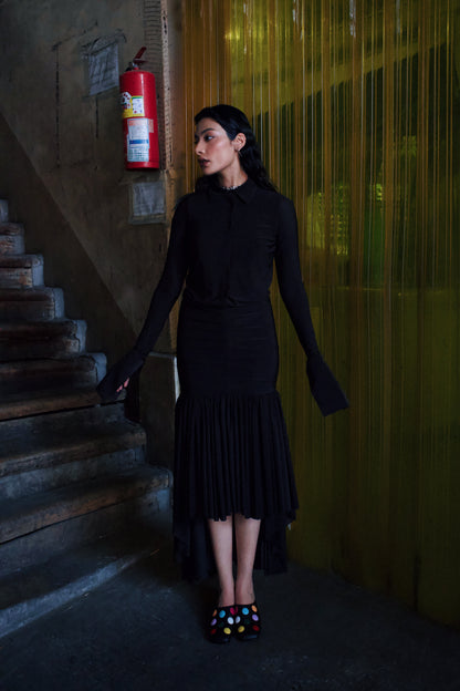 Black Flare Dress